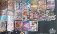 Pokémon card game 洗翠索羅$110 神奧絆$80 博士$sold 沙奈朵$80 光輝忍蛙80 光輝大鋼蛇$30 曉白$30 太晶班吉拉$20 其他太晶 Vstar Vmax V AR