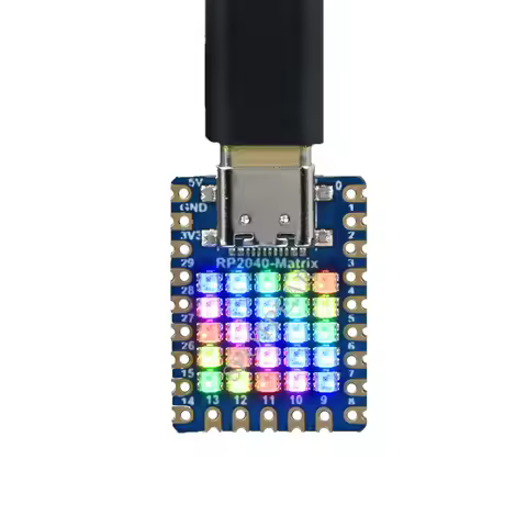 Raspberry Pi RP2040 RP2350 RGB LED 5×5 Matrix Based RP2040-Matrix Development Board On RP2040 Dual C