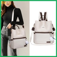Bla Women Nylon Backpack Purse Multipurpose Anti Theft Backpack Lady Shoulder Bag