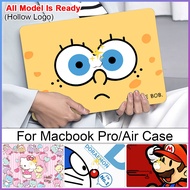 Hollow Logo Case For Macbook 2023 Pro 14 M2 A2681 2022 13.6 Inch Case Air 12 Inch A1534 11 A1465 A13