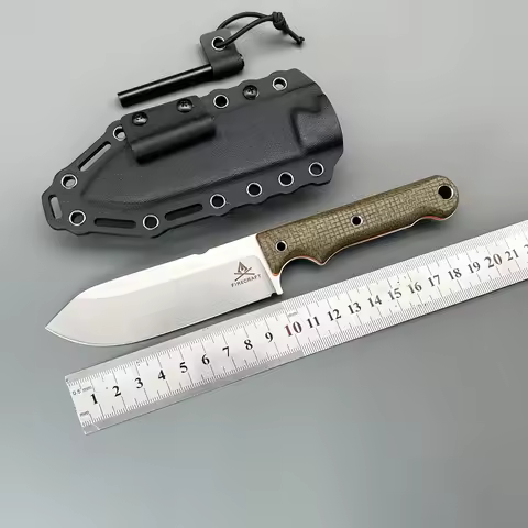 Wht River FC4 Firecraft Fixed Blade Survival Tactical Gear Defense Outdoor Hunting Camping Pocket Sh