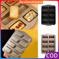 8 Cavity Mini Loaf Pan Non-stick Bread Pan Carbon Steel Brownie Pan Versatile Small Bread Loaf Pan