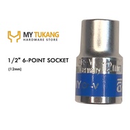 1/2" 6-POINT SOCKET          [ 12 MM ]
