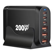 200W Charger 200W3A3C Multi-Function Desktop 200W Gallium Nitride PD Adapt to Universal Fast Charge