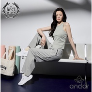 [ANDAR] AIR Cooling Maxi Wide Leggings (SHORT) Women Clothes korea style bottoms Work out clothes An