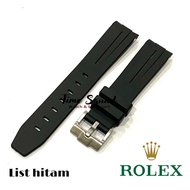 ROLEX rubber watch strap B 20mm Rolex watch strap 20mm