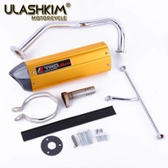 Motorcycle Exhaust Scooter 1P37QMA GY6 50cc 139QMB 1P39QMB  Muffler Exhaust slip-on GY6 50 60 80cc 1