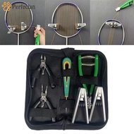 [Perfeclan] Portable Starting Stringing Clamp Tool Nippers Stringing Machine Starter Awl Tennis Stringer Pro for Badminton Tennis Racket