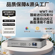 Mini Projector A6 HD Home Smart Projector Micro Mobile Phone DLP Projector