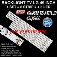 BACKLIGHT TV LED LG 49 INC 49UJ652T-TB-ATITLJD 49LJ6100 49UJ652 T