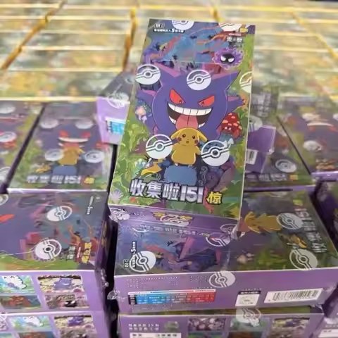 Simplified Chinese Pokemon Cards Collect 151 Surprise Booster Box 151C Gengar Pikachu Sealed TCG Tra