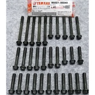 YAMAHA RXZ CATALYZER ENGINE COMPLETE SCREW SET (MALAYSIA) 95027-06040