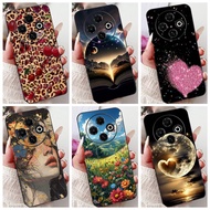 Case For Tecno Spark 30c 4G 30C 5G kl5 KL8H Luxury Landscape Aesthetic Loving Heart Casing Soft Sili