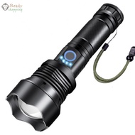 XHP70 LED Flashlight XHP70 LED Chip Battery Indicator Five Lighting Modes