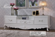 [WESTERN DESIGN] Alexandra 7 Feet Solid Wood TV Cabinet