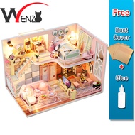 Wenz Hanasaku Iroha M026-C 花开物语 with Light/Anti-dust cover DIY Miniature