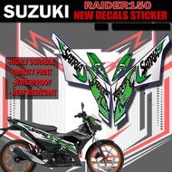 NEW DECALS STICKER FOR SUZUKI RAIDER 150 FI MOTORCYCLE/ SUZUKI RAIDER 150 FI DECALS STICKER/ SUZUKI