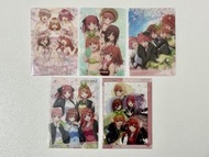 ENSKY 五等分的花嫁 透明卡 餅卡