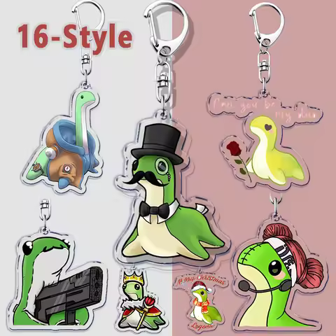 Popular Game Nessie Keychains for Accessories Bag Gamer Apex Keyrings Jewelry Friends Legends Gaming