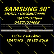 NEW 2PCS/SET UA50NU7090K UA50NU7100K UA50NU7400K SAMSUNG 50" LED TV BACKLIGHT / LAMPU TV UA50NU7090 