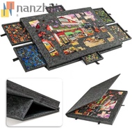 NANZHIJIA Puzzle Storage Pad, Portable 1000 Piece 1000 Piece Tilting Puzzle Board, Gift Foldable Fel