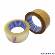Lakban Solasi Bening dan Coklat Sazanami 45x100yard