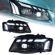 DWVU Head Light For Audi A5 2008-2012 RS автомобильные товары Head Lamp LED Lights Car Accessories A