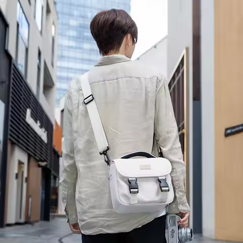 Camera Bag for Canon R50 R10 R62 Fujifilm XE5 XT30 XT50 Sony A7M4 ZVE10 Nikon Z30 ZF Mirrorless DSLR