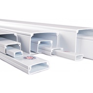 wireman pvc modular trunking / pvc casing (6FT) 1x2 2x2 2x3 2x4 pvc trunking 1'' x 2'' 2'' x 2'' 2''
