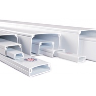 wireman pvc modular trunking / pvc casing (6FT) 1x2 2x2 2x3 2x4 pvc trunking 1'' x 2'' 2'' x 2'' 2''