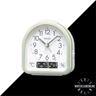 [WatchClubOnline] QHE191M Seiko Table Clock Analog Digital Quartz Alarm Light Hygrometer Thermometer QHE191 QHE-191