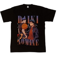 เสื้อยืด พิมพ์ลายการ์ตูนอนิเมะ Daiki Aomine Kuroko No Basketball Homage SeriesS-5XL