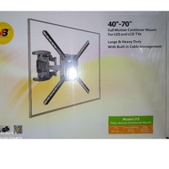 4-Way Swivel LED TV BRACKET 70 65 60 55 50 49 48 45 43 40 INCH P5 New Model IMPORT
