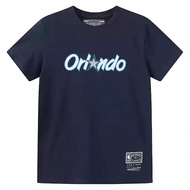 เสื้อยืดแขนสั้น Mitchell & Ness Orlando Magic ลีฟสไตล์ ไม่มีคอ, สไตล์ MN24SSSXT003