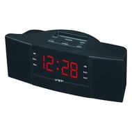 WIDX Digital Alarm Clock Radio Digital AM/FM Clock Radio with Battery Backup Dual Alarm Sleep &amp;