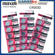 ORIGINAL MAXELL LITHIUM BATTERY CR2016 CR2025 CR2032 5Pcs/Pack