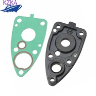 6E0-45321 Water Pump Aluminium Plate Kit 6E0-45315 Gasket For Yamaha 2 Stroke 4HP 5HP Boat Motor 6E0