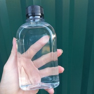 Combo of 50 Thick 250ml Flat Shoulder Plastic Bottles. Round Flat Bottle. HUYSUN Plastic Water Bottl