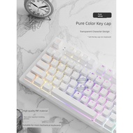 keycaps keycaps custom Pure White Genuine Engraved PBT Translucent Original Factory Mechanical Keybo