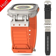 Sports Silicone Band Compatible For iWatch Ultra 49mm 44/45/46mm iWatch Series 11 10 9 8 7 6 5