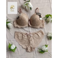 Bra set bh + cd bra women's underwear suit imported quality lace RC03 36-42 cup B / sexy hot bra foa