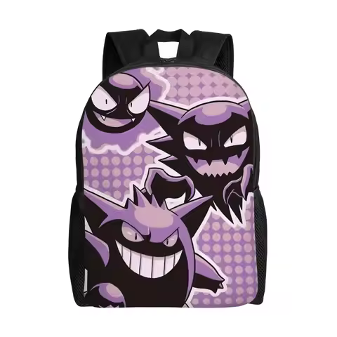 1Piece Gengar Rucksack Kanto Ghost Starter Trio Backpack New Semester Begins