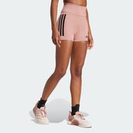 adidas Training & Gym & Training Optimé 3-Stripes 1/4 Short Leggings Women Pink JG6146