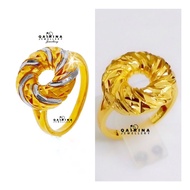 Cop916 DONUT MIX &amp; GOLD Ring Kece