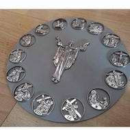 Stations of The Cross DIY Craft Kit - 14 Step Wooden Sculpture Set | Christian Home Altar Decor | Ca