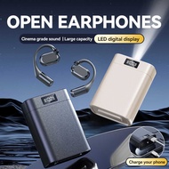 Wireless Earbuds Rotatable Ear Hook BT 5.4 OWS IPX4 20H LED Digital Display Hi-Fi Stereo Touch Come 