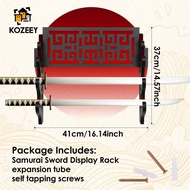 KOZEEY 4 Tier Display Stand for Swords, Holder Base for Samurai Sword Collection