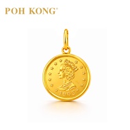 POH KONG 916/22K Yellow Gold 1903 Eagle Coin Pendant