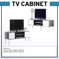TV Cabinet TV Console with Wooden Legs Living Room Furniture TV Table