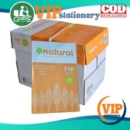 Paper F4natural (1 Box) 5 Reams = 2500 sheets of HVS Paper F4natural/ photocopy paper/HVS F4